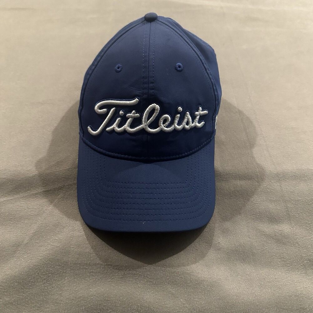 Titleist Tour Performance Cap Pro V1 FJ Hat Logo Adjustable Casual Blue Dad Golf